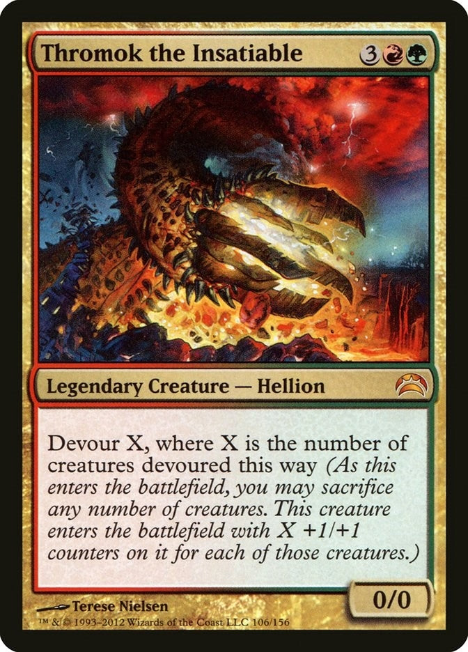 Image for Thromok the Insatiable (106) - Magic: The Gathering