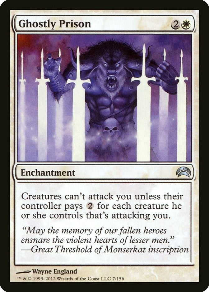 Image for Ghostly Prison (7) (PC2) - Magic: The Gathering