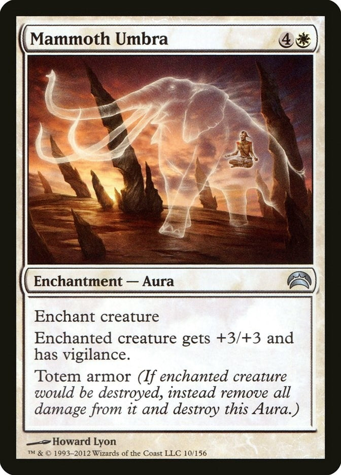 Image for Mammoth Umbra (10) (PC2) - Magic: The Gathering