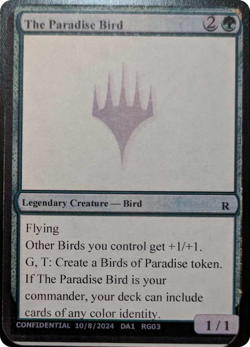 Image for The Paradise Bird - Magic: The Gathering