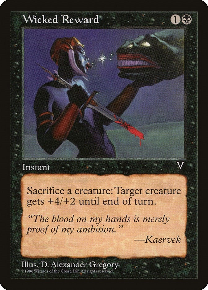 Image for Wicked Reward - Magic: The Gathering