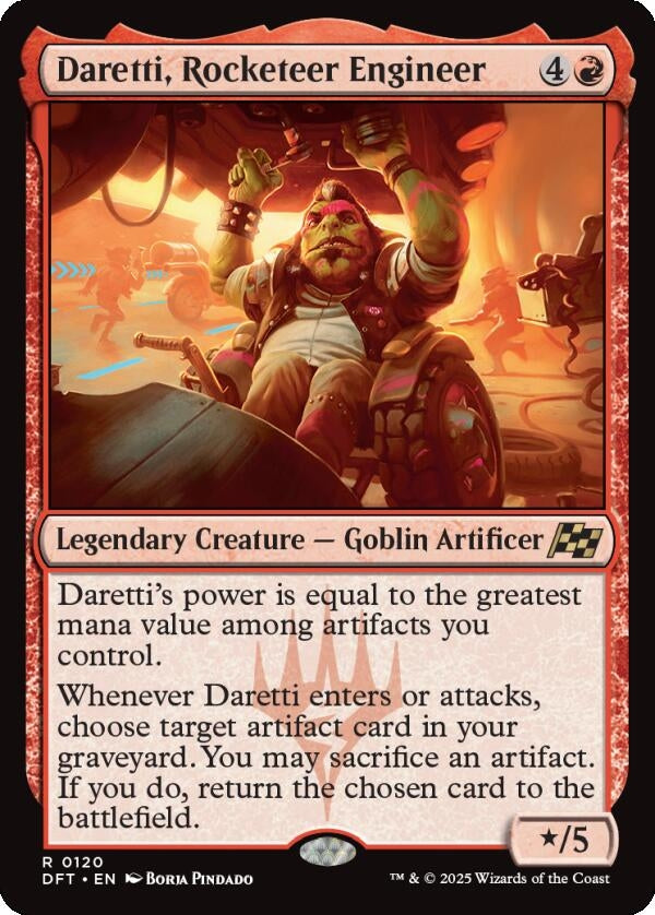Image for Daretti, Rocketeer Engineer (120) (DFT) - Magic: The Gathering