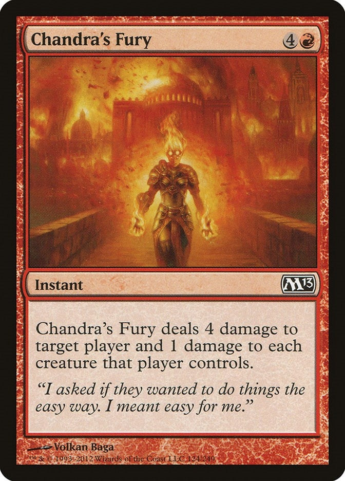 Image for Chandra's Fury (124) (M13) - Magic: The Gathering