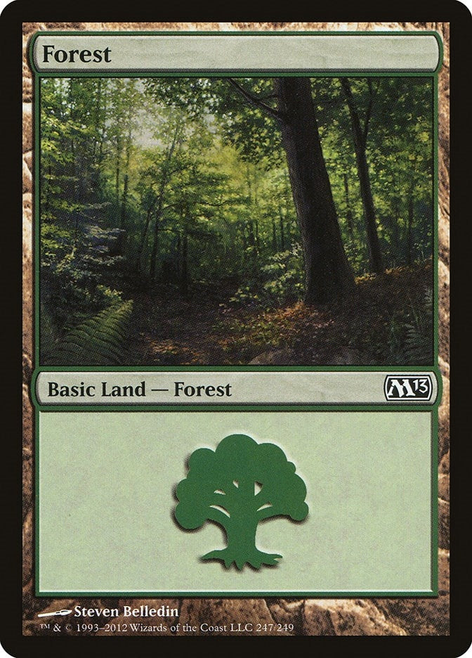 Image for Forest (247) (247) (M13) - Magic: The Gathering