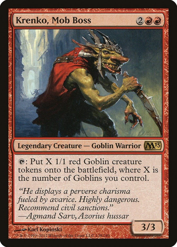 Image for Krenko, Mob Boss (138) (M13) - Magic: The Gathering