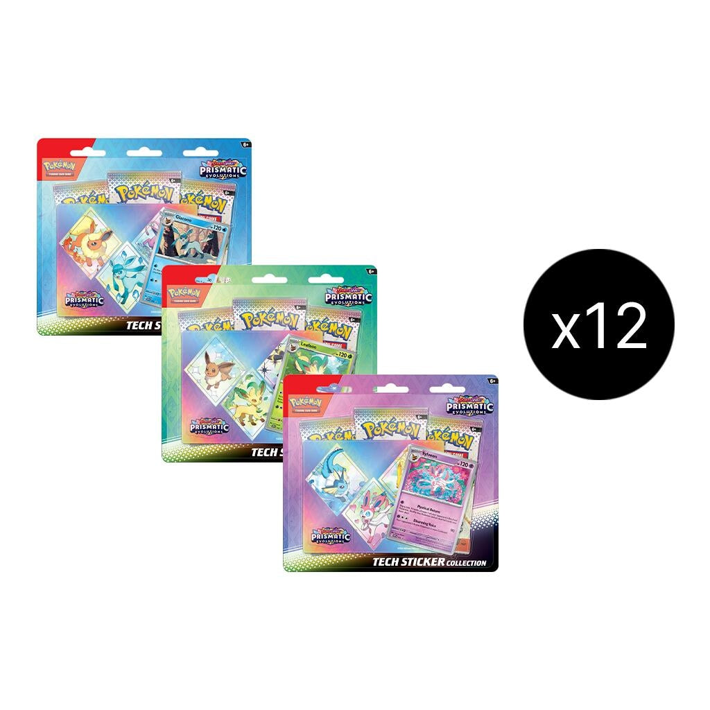 Image for Prismatic Evolutions Tech Sticker Collection Case - Pokemon