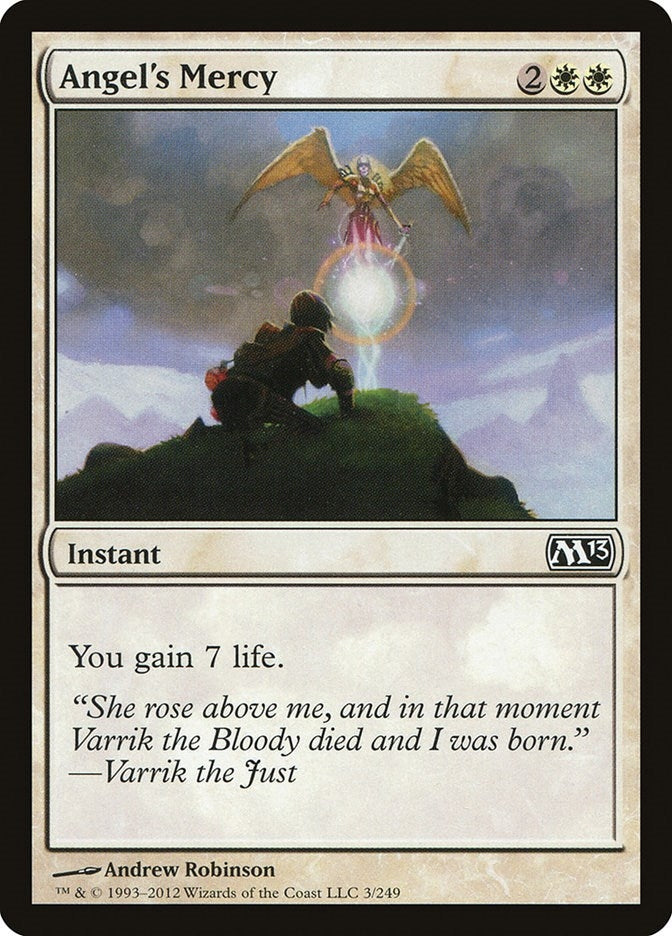 Image for Angel's Mercy (3) (M13) - Magic: The Gathering