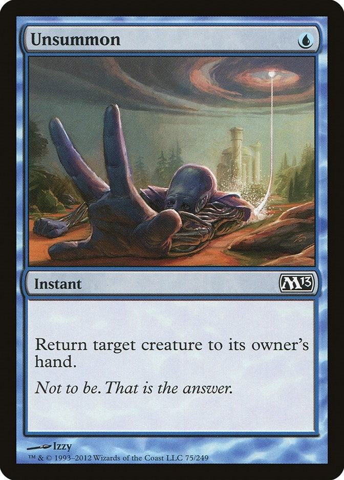 Image for Unsummon (75) (M13) - Magic: The Gathering