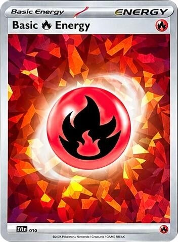 Image for Basic Fire Energy (Cracked Ice Holo) (010) (SVE) - Pokemon
