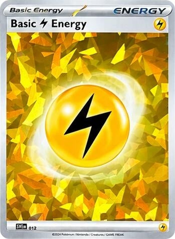 Image for Basic Lightning Energy (Cracked Ice Holo) (012) (SVE) - Pokemon