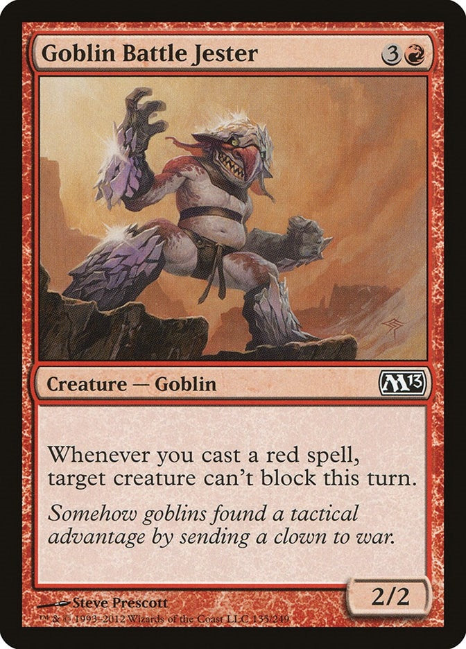 Image for Goblin Battle Jester (135) (M13) - Magic: The Gathering