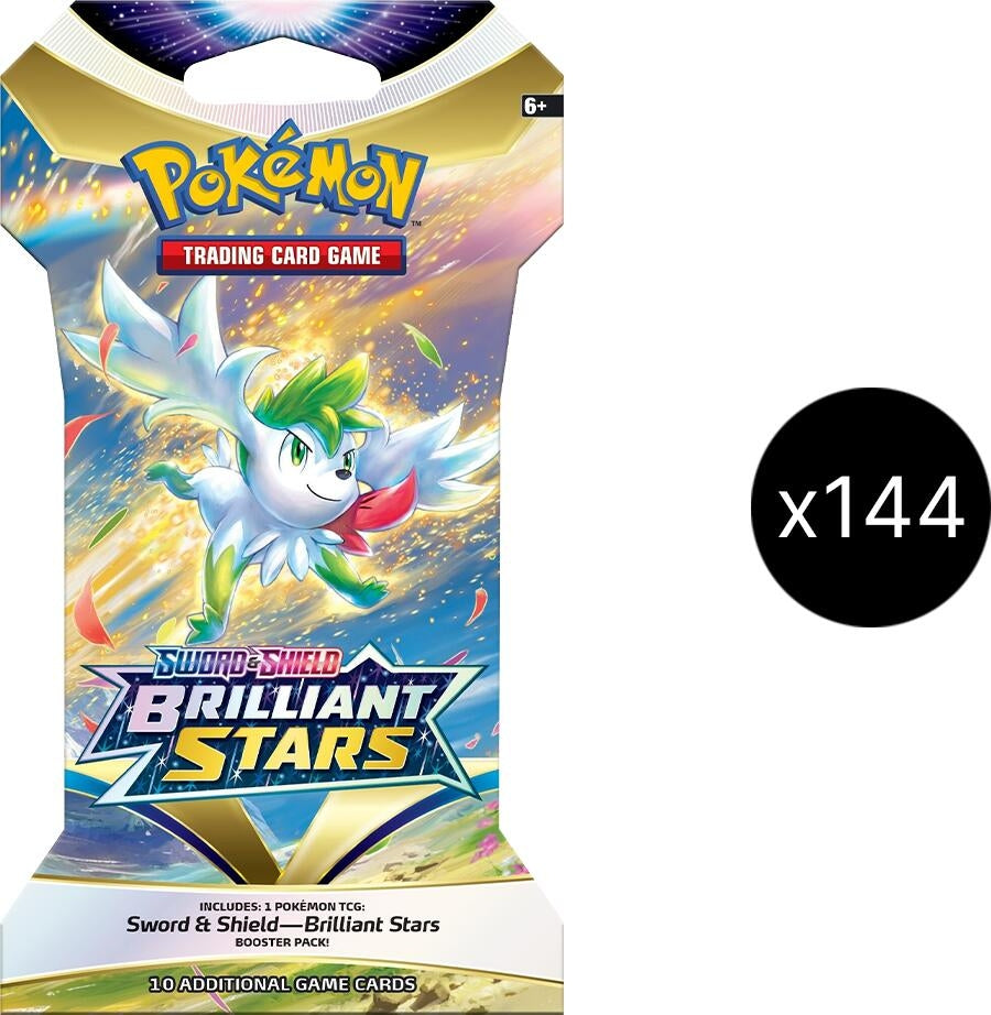 Image for Brilliant Stars Sleeved Booster Pack Case - Pokemon