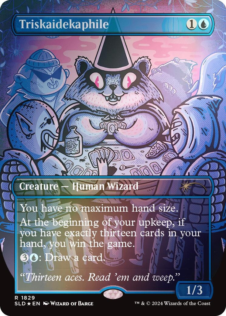 Image for Triskaidekaphile (Rainbow Foil) (1829) - Magic: The Gathering