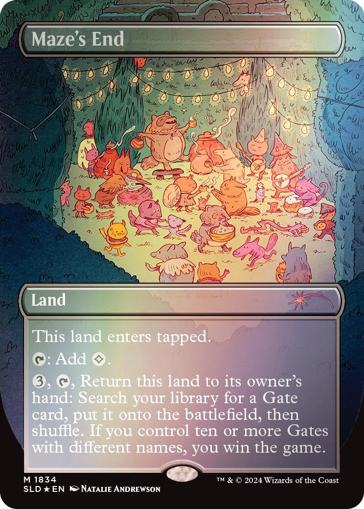 Image for Maze's End (Rainbow Foil) (1834) - Magic: The Gathering