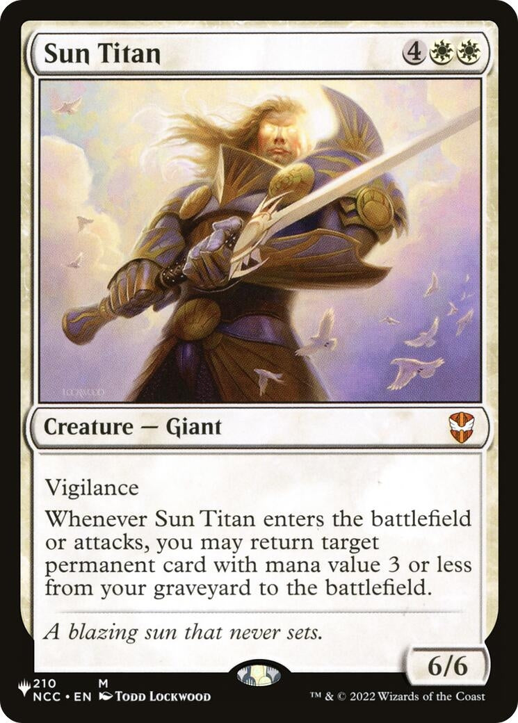 Image for Sun Titan (NCC) (210/093) - Magic: The Gathering