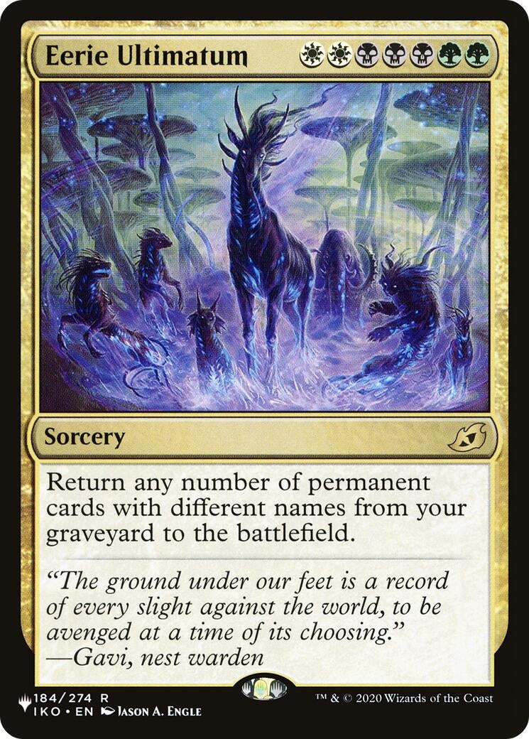 Image for Eerie Ultimatum (184/274) (LIST) - Magic: The Gathering