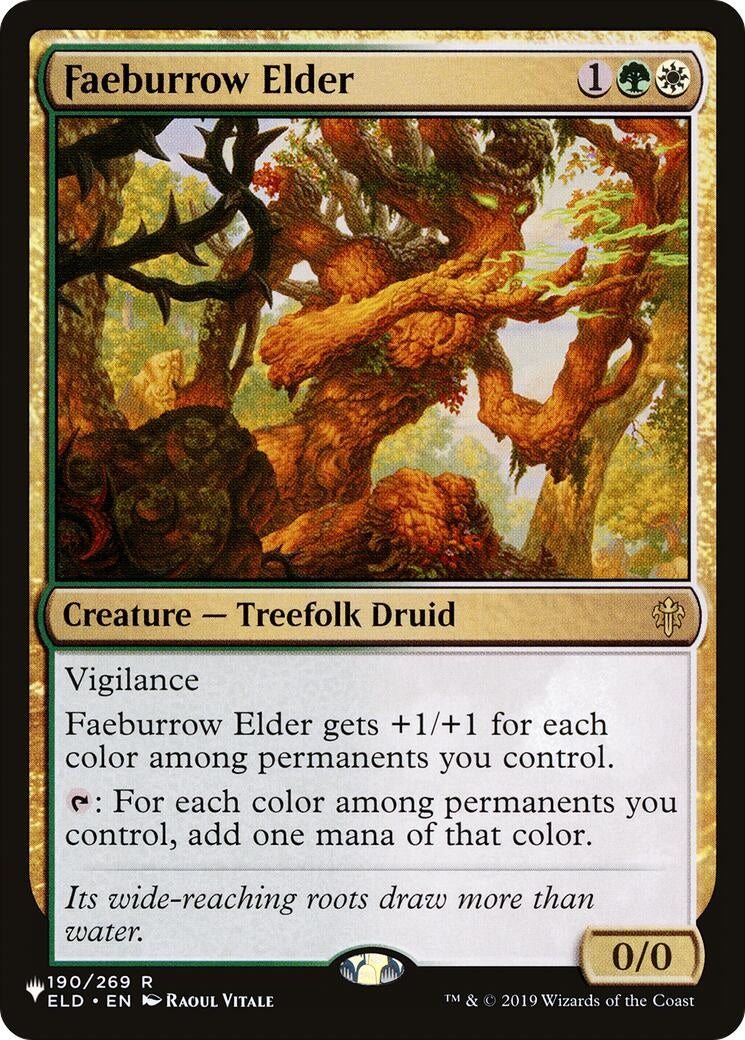 Image for Faeburrow Elder (190/269) (LIST) - Magic: The Gathering
