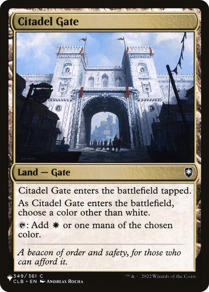 Image for Citadel Gate (349/361) (LIST) - Magic: The Gathering