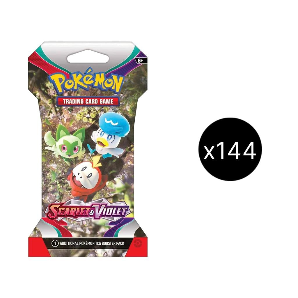 Image for Scarlet & Violet Sleeved Booster Case - Pokemon