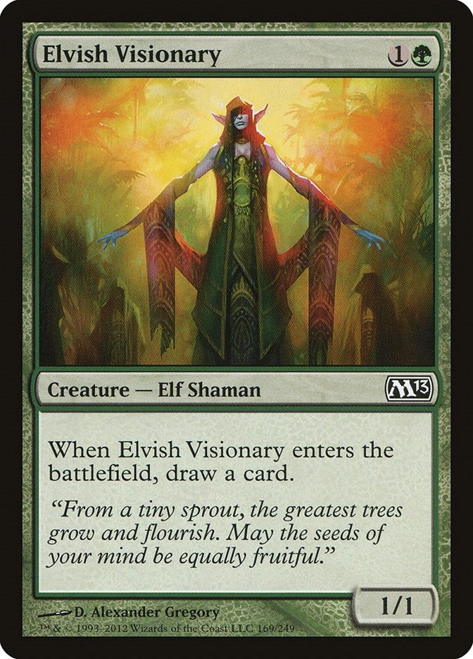 Image for Elvish Visionary (169) (M13) - Magic: The Gathering