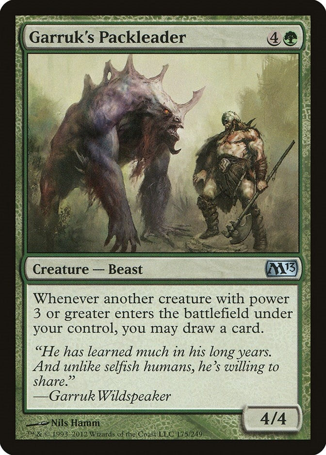 Image for Garruk's Packleader (175) - Magic: The Gathering