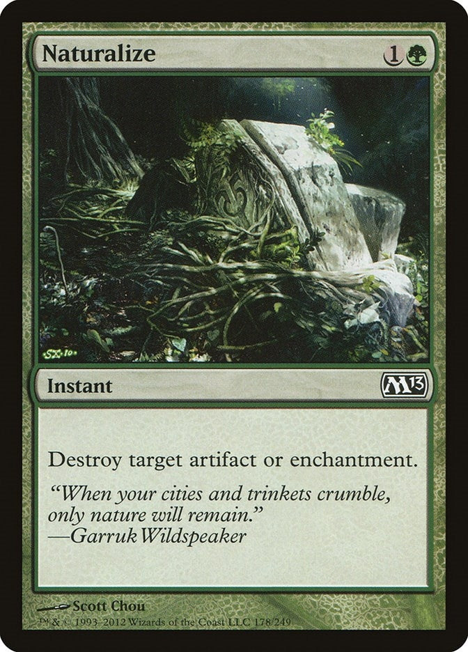 Image for Naturalize (178) (M13) - Magic: The Gathering