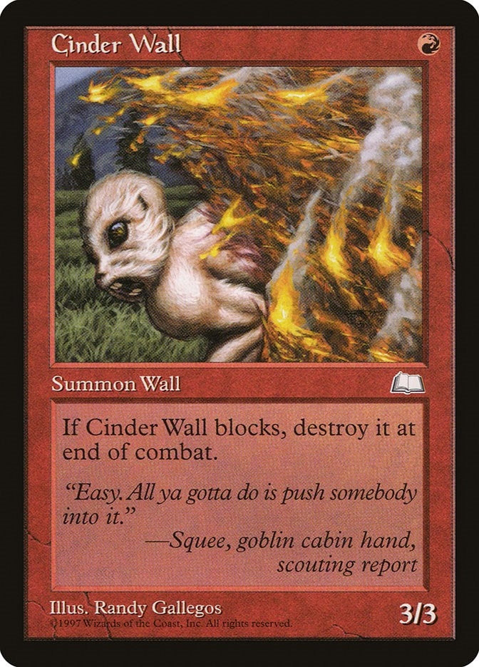 Image for Cinder Wall - Magic: The Gathering