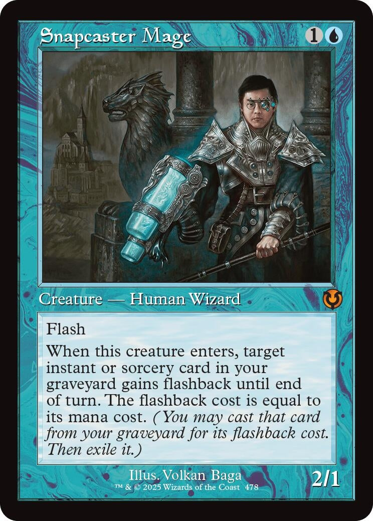 Image for Snapcaster Mage (Retro Frame) (478) - Magic: The Gathering