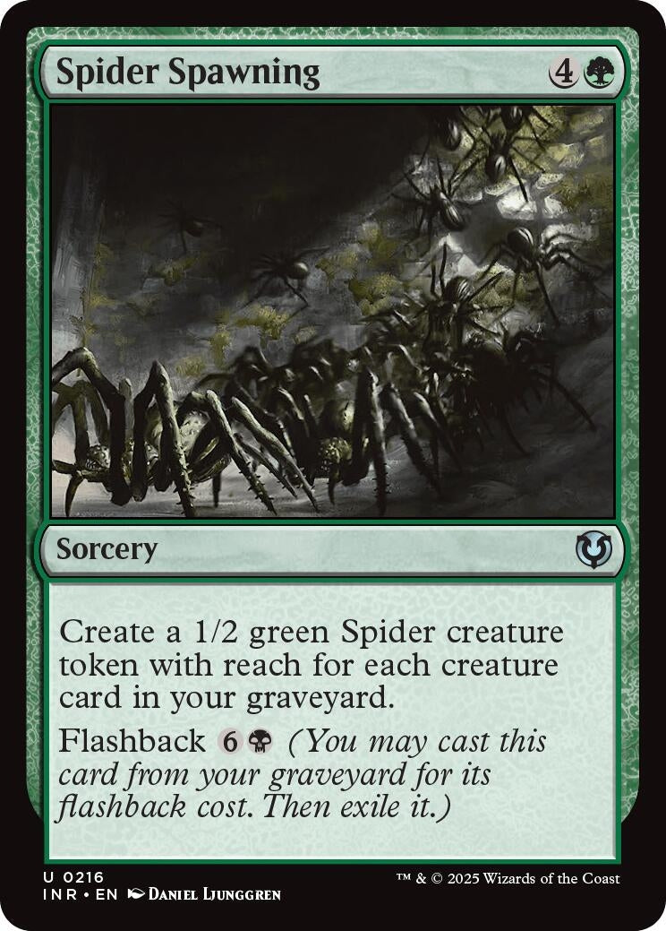 Image for Spider Spawning (216) - Magic: The Gathering