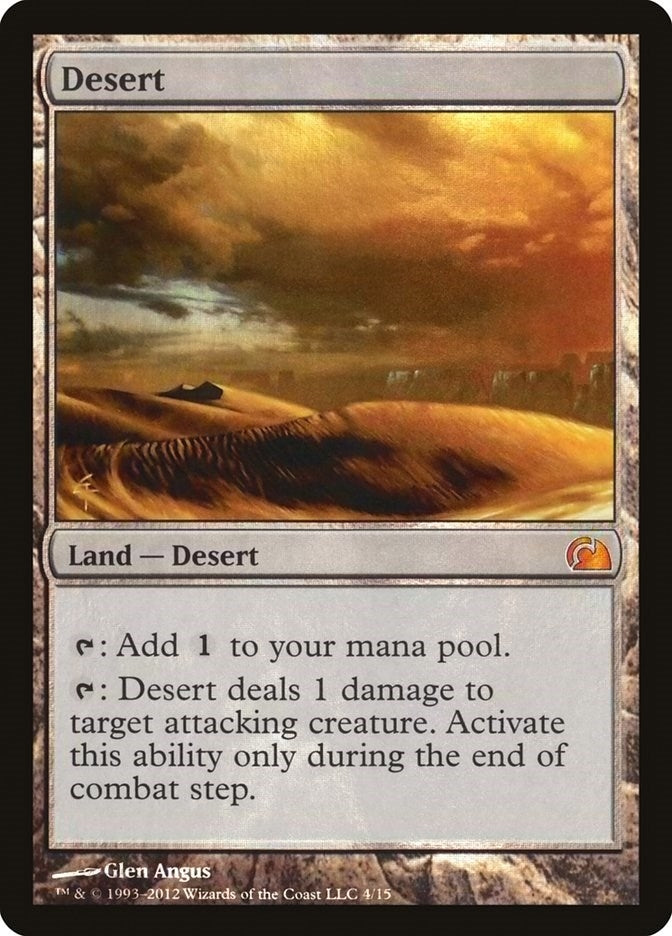 Image for Desert (4) (V12) - Magic: The Gathering