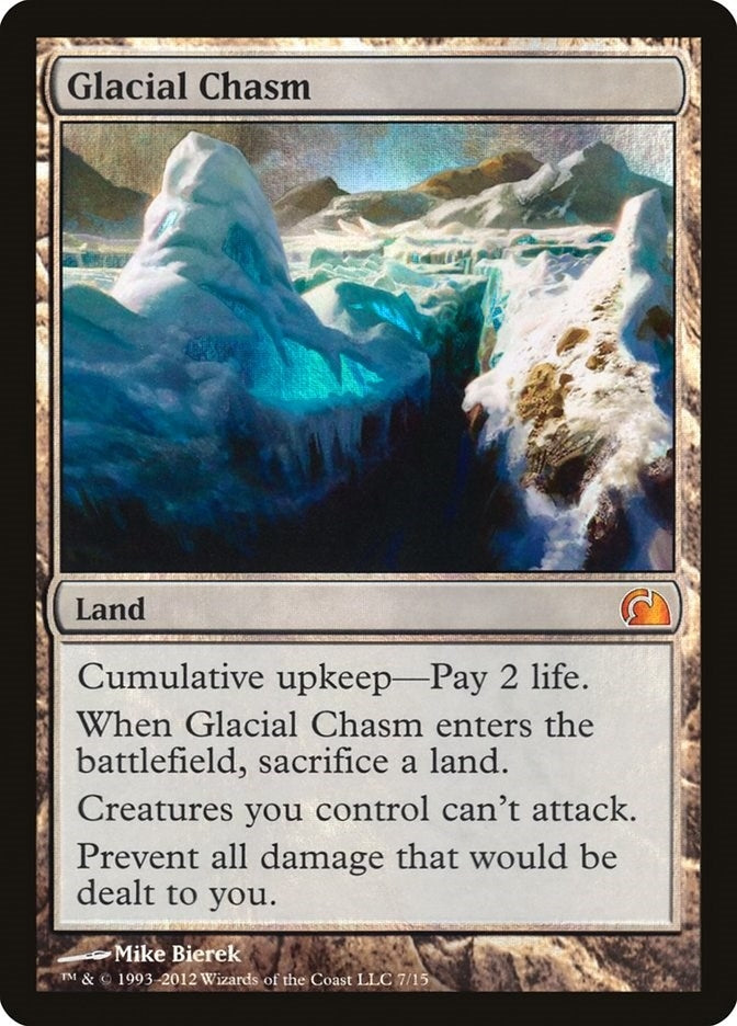 Image for Glacial Chasm (7) (V12) - Magic: The Gathering