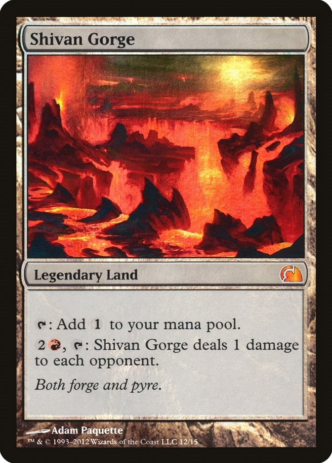 Image for Shivan Gorge (12) (V12) - Magic: The Gathering