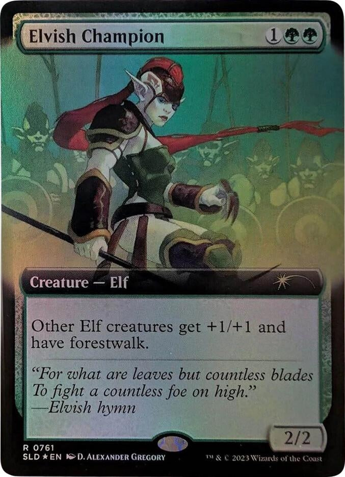 Image for Elvish Champion (Extended Art) (761) - Magic: The Gathering