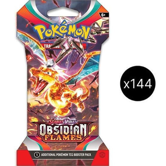 Image for Obsidian Flames Sleeved Booster Pack Case - Pokemon