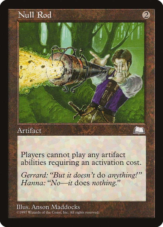 Image for Null Rod - Magic: The Gathering
