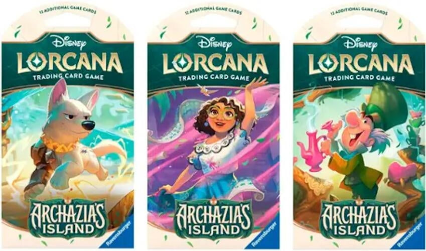 Image for Disney Lorcana: Archazia's Island Sleeved Booster Pack Art Bundle - Disney Lorcana