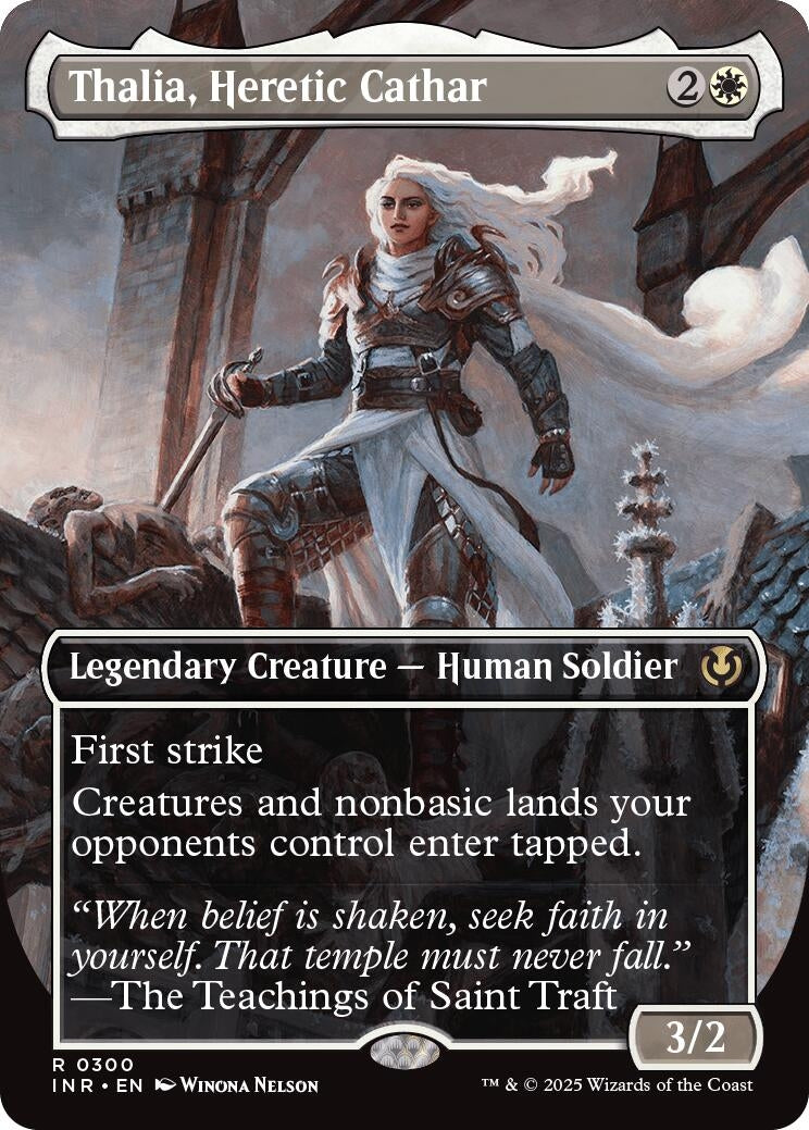 Image for Thalia, Heretic Cathar (Borderless) (300) - Magic: The Gathering