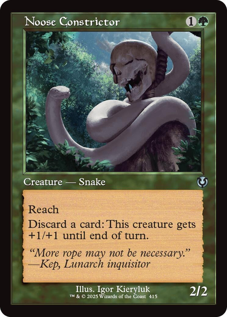 Image for Noose Constrictor (Retro Frame) (415) - Magic: The Gathering