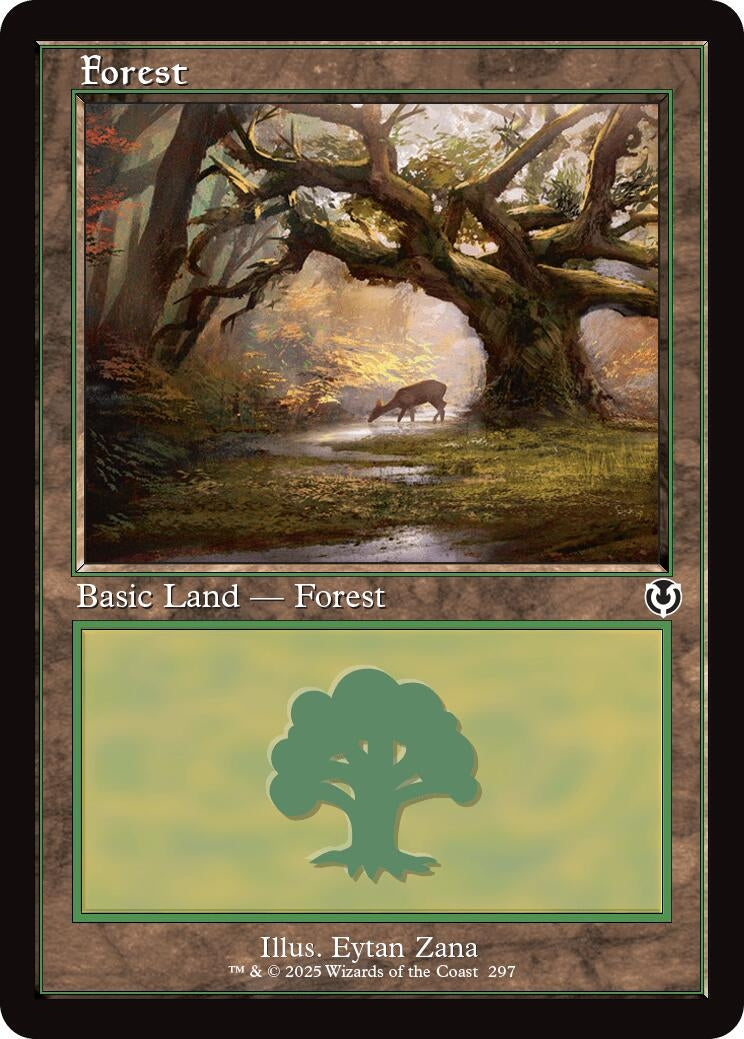 Image for Forest (297) (Retro Frame) (297) - Magic: The Gathering