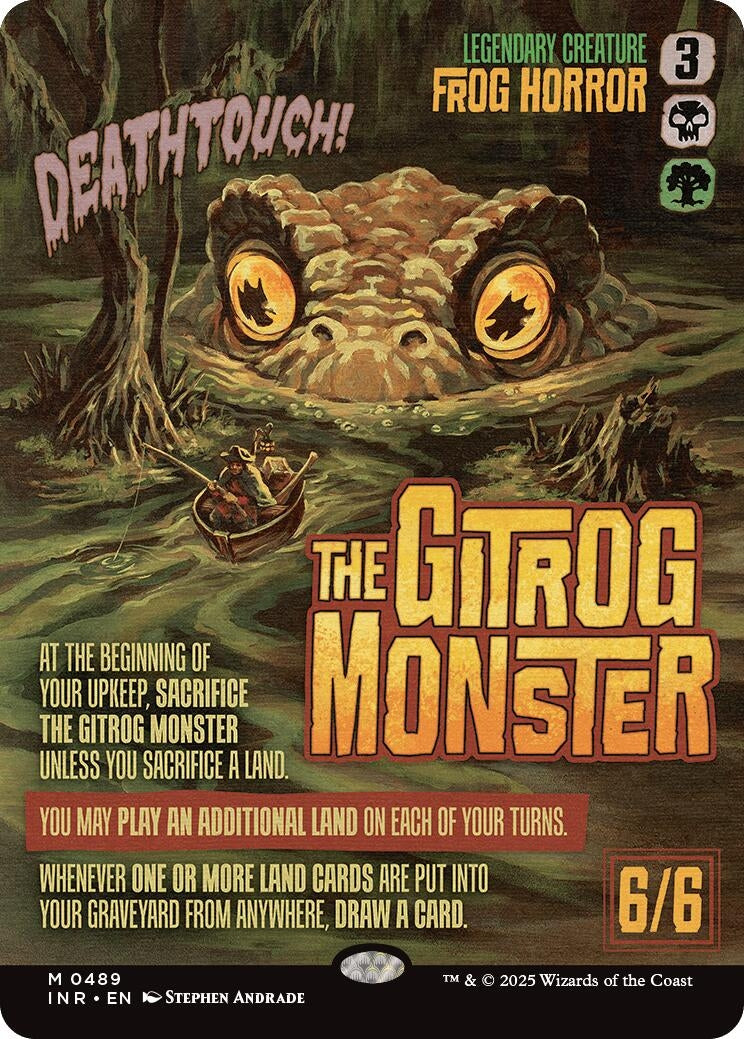 Image for The Gitrog Monster (Showcase) (489) - Magic: The Gathering