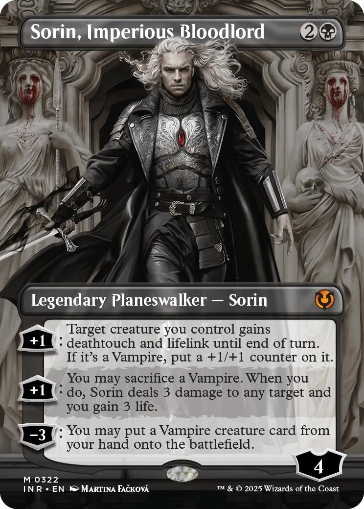 Image for Sorin, Imperious Bloodlord (Borderless) (322) - Magic: The Gathering