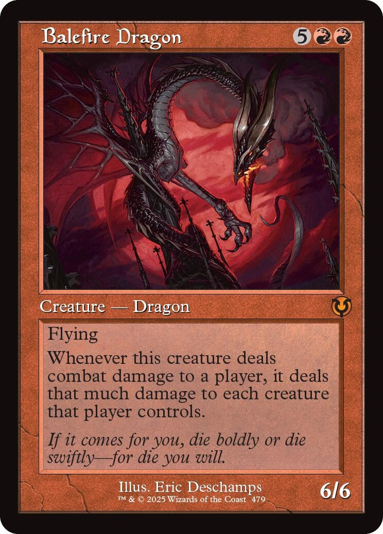 Image for Balefire Dragon (Retro Frame) (479) - Magic: The Gathering