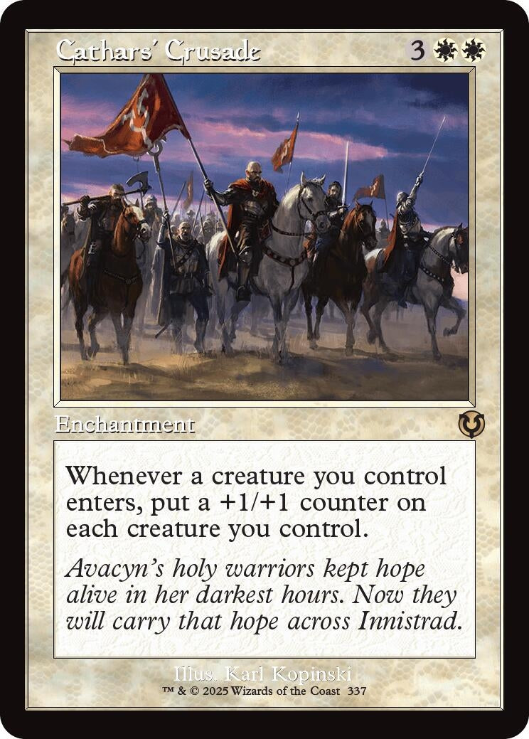 Image for Cathars' Crusade (Retro Frame) (337) - Magic: The Gathering
