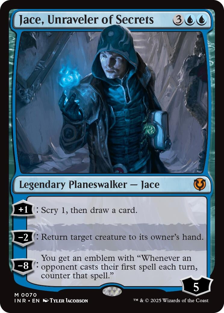 Image for Jace, Unraveler of Secrets (70) - Magic: The Gathering
