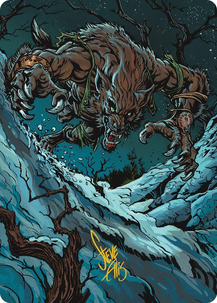 Image for Ravager of the Fells Art Card (Gold-Stamped Signature) (21) (ASINR) - Magic: The Gathering