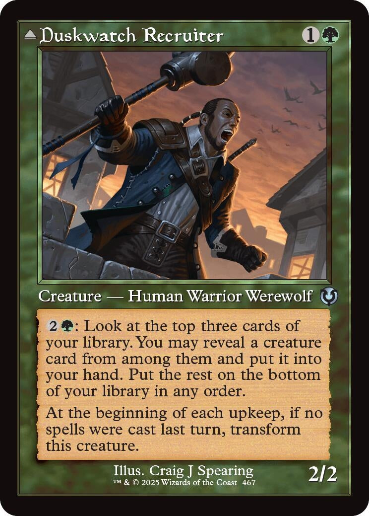 Image for Duskwatch Recruiter (Retro Frame) (467) - Magic: The Gathering