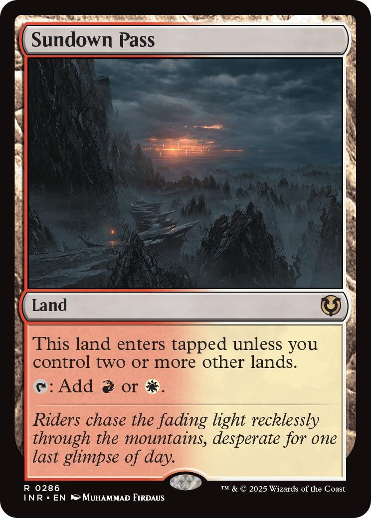 Image for Sundown Pass (286) - Magic: The Gathering
