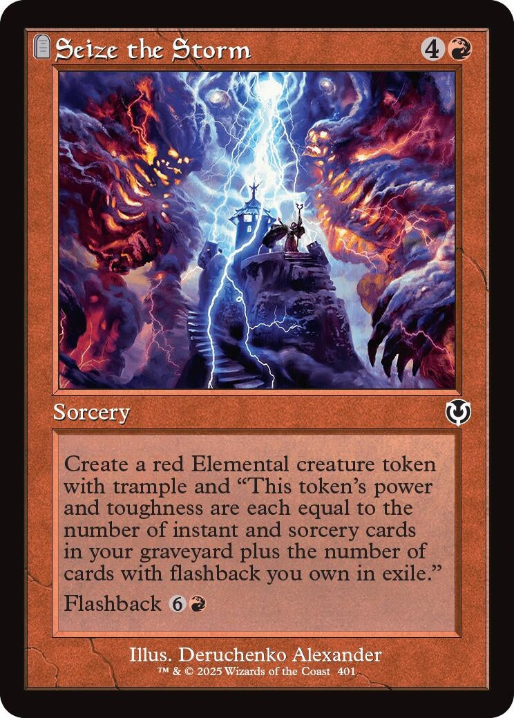Image for Seize the Storm (Retro Frame) (401) - Magic: The Gathering