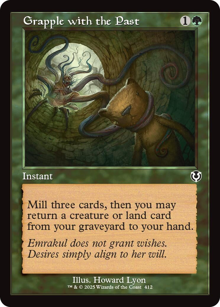 Image for Grapple with the Past (Retro Frame) (412) - Magic: The Gathering