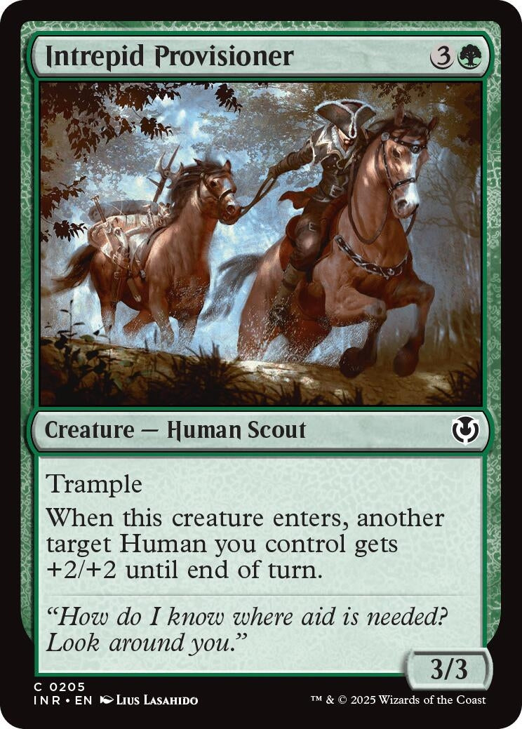 Image for Intrepid Provisioner (205) - Magic: The Gathering